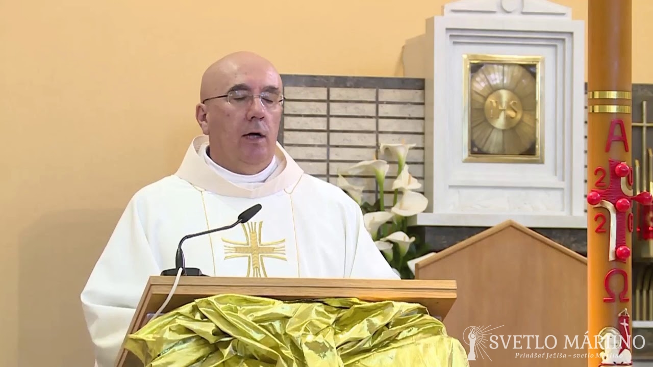 Homília, páter Dragan Ružić, Medžugorie, 17.04.2020