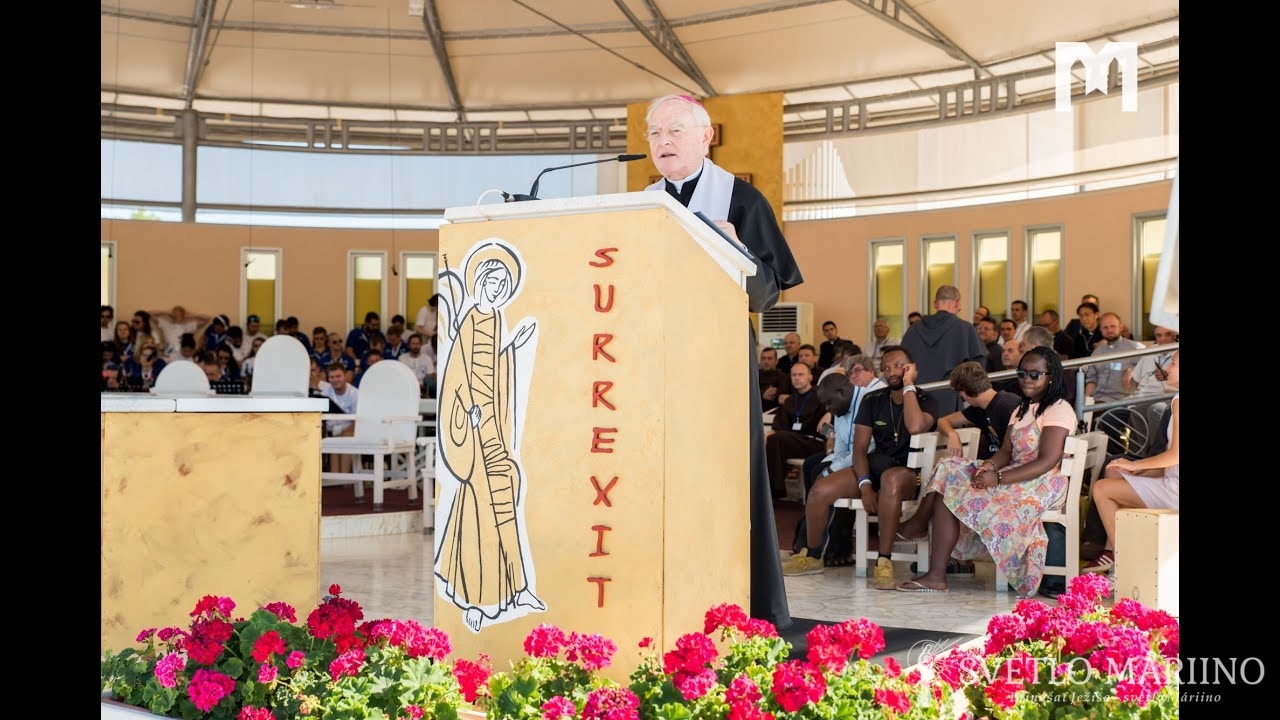 Katechéza arcibiskupa Henryka Hosera. Mladifest, Medžugorie 05.08.2019