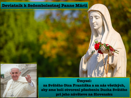 Deviatnik k Sedembolestnej Panne Márii – 2. deň