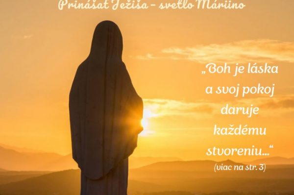 Svetlo Máriino. November 2021