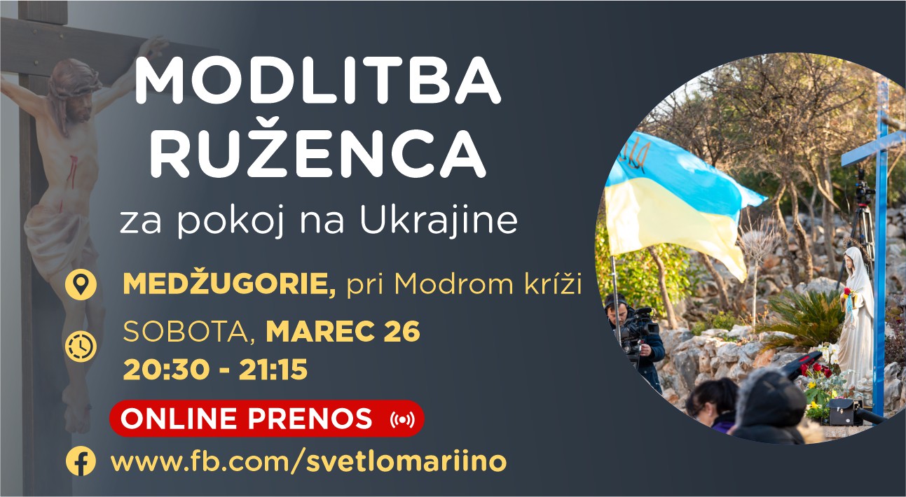 MODLITBÁ RUŽENCA ZA POKOJ NA UKRAJINE