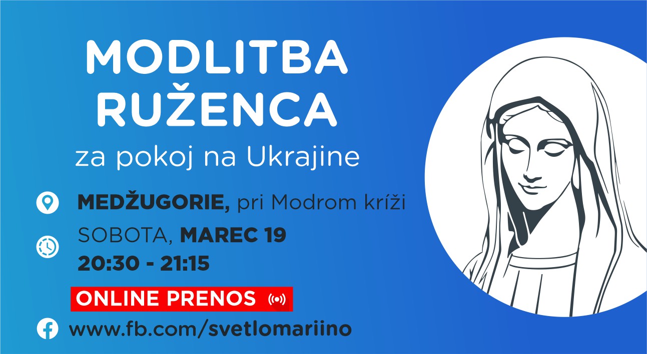 MODLITBÁ RUŽENCA ZA POKOJ NA UKRAJINE