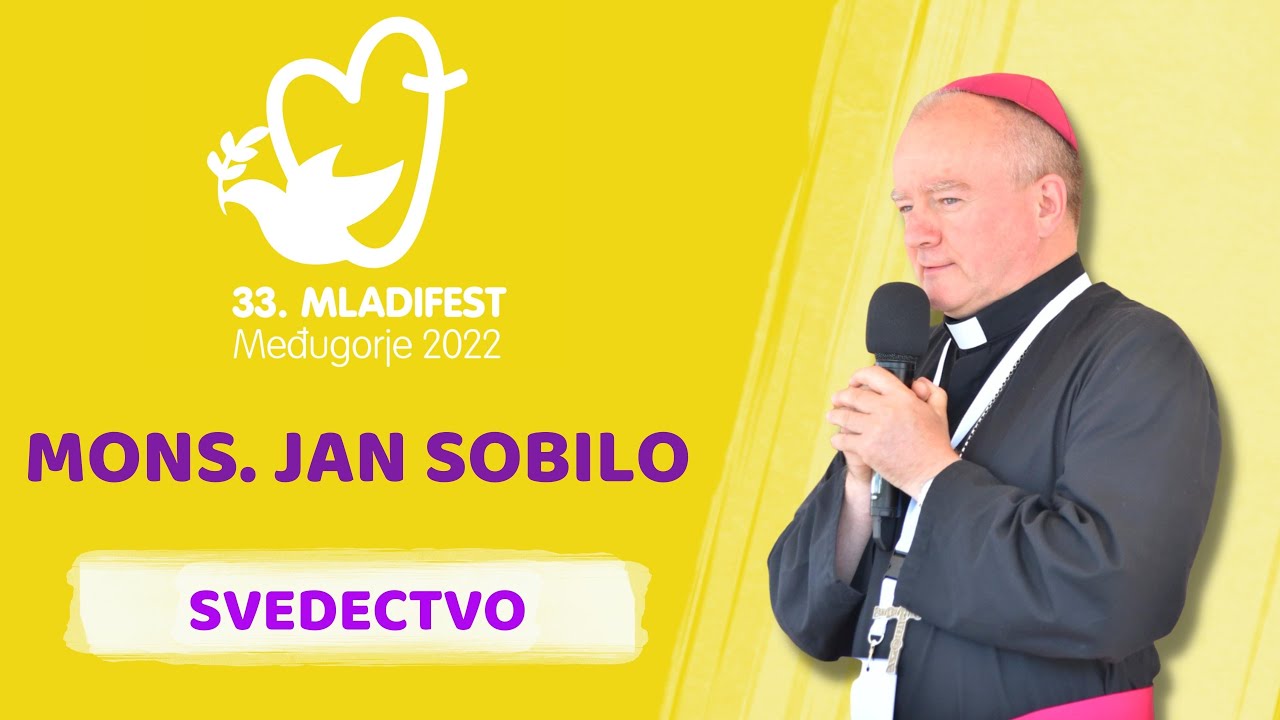 SVEDECTVO: Mons. Jan Sobilo, pomocný biskup Kharkiv – Zaporizhia. 33. MLADIFEST