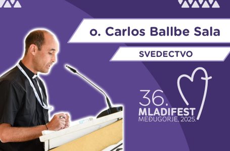 36. MLADIFEST – SVEDECTVO: o. Carlos Ballbe Sala