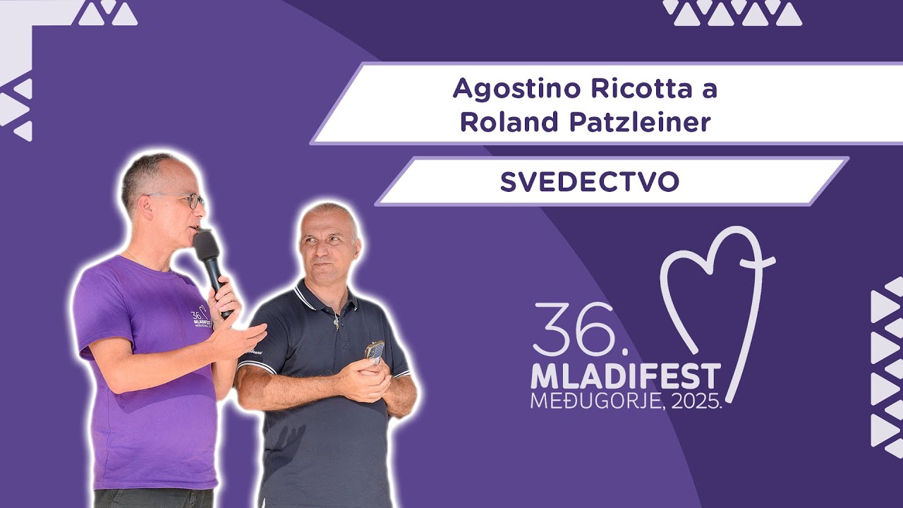 36. MLADIFEST – SVEDECTVO: Agostino Ricotta a Roland Patzleiner